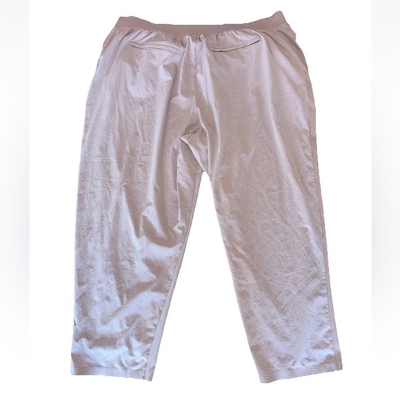 Athleta Brooklyn Textured Ankle Pant Grain Camo Pink Blush Sz 24 Women's - Picture 3 of 13